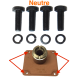 Set vis fixation couvercle BV