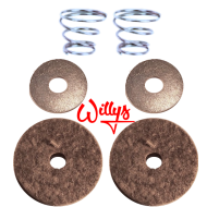 Kit feutres pédales frein - embrayage - WILLYS