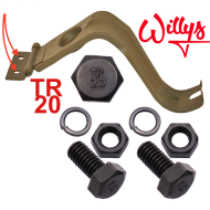 Kit fixation bras phare sur calandre - WILLYS TR20