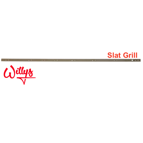 Support feutre sur déflecteur air - Willys Slat Grill