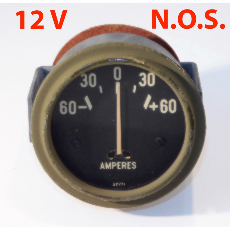 Ampèremètre 12 volts N.O.S. - Eugene Jeep Parts
